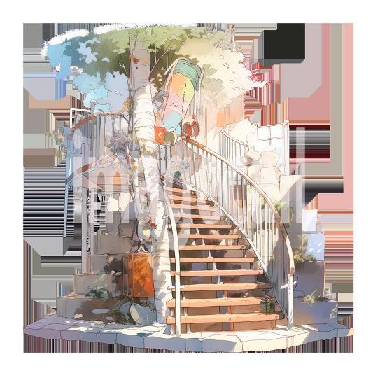 Clipart Secret Stairs (5)