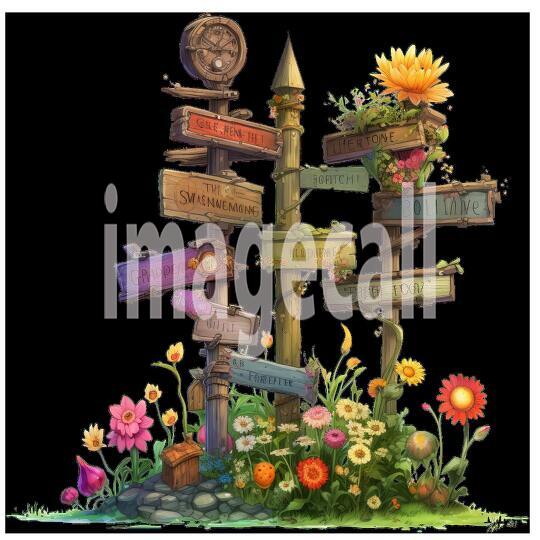 Clipart Sign Posts 14300dpi