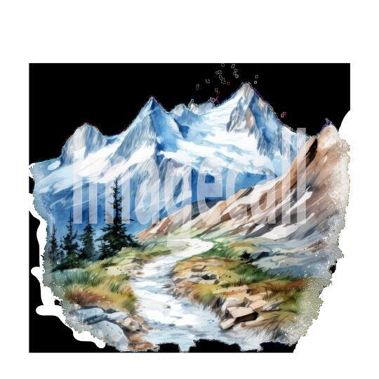 Clipart Snow Trails 1 - 300dpi