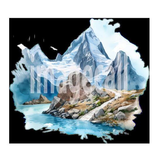 Clipart Snow Trails 11 - 300dpi