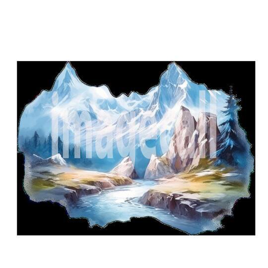 Clipart Snow Trails 16 - 300dpi