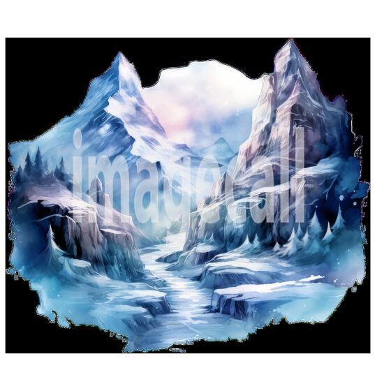 Clipart Snow Trails 4 - 300dpi