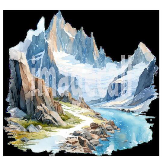 Clipart Snow Trails 7 - 300dpi