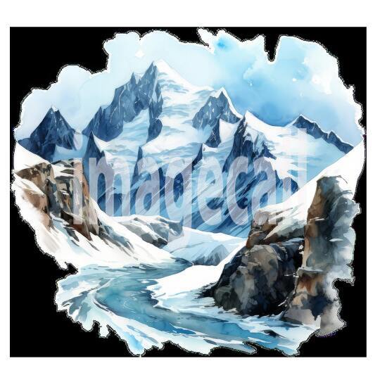 Clipart Snow Trails 8 - 300dpi