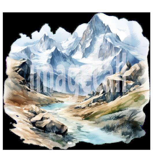 Clipart Snow Trails 9 - 300dpi