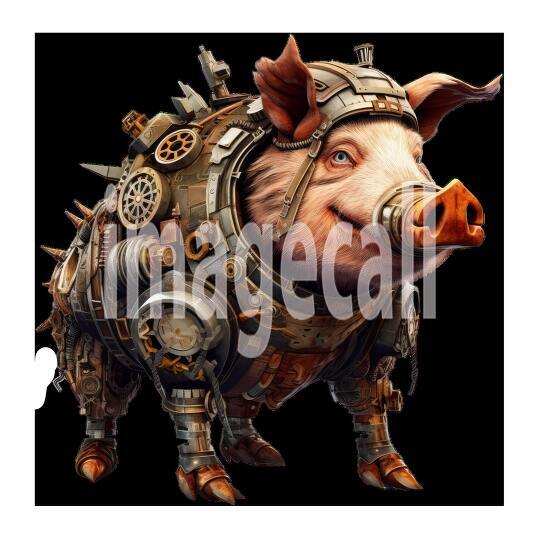 Clipart Steampunk Animals 10300dpi