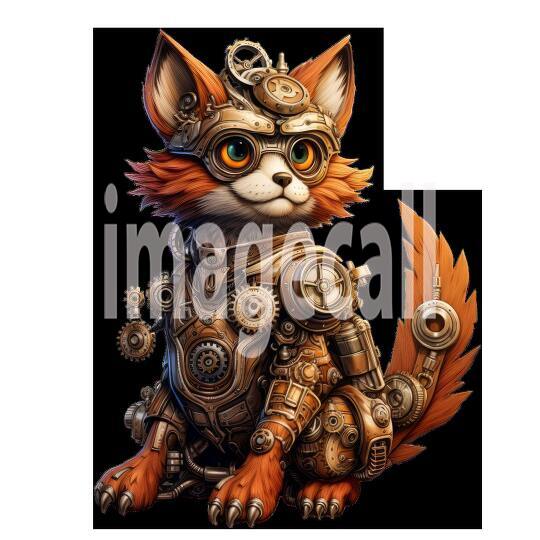 Clipart Steampunk Animals 17300dpi