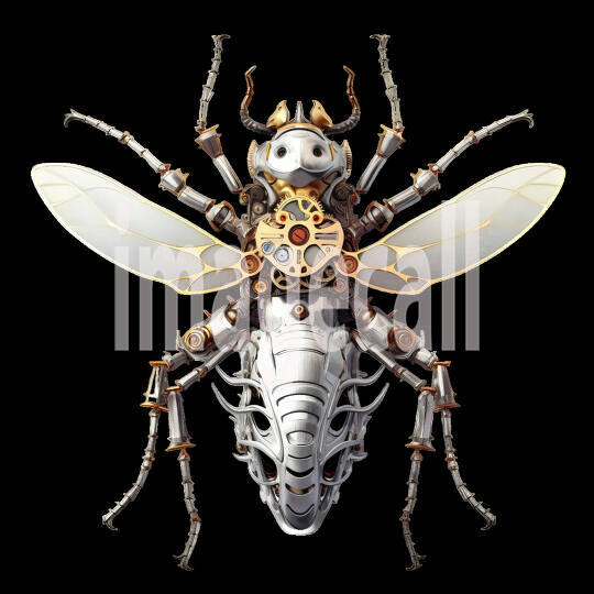 Clipart Steampunk Bees (10)300dpi