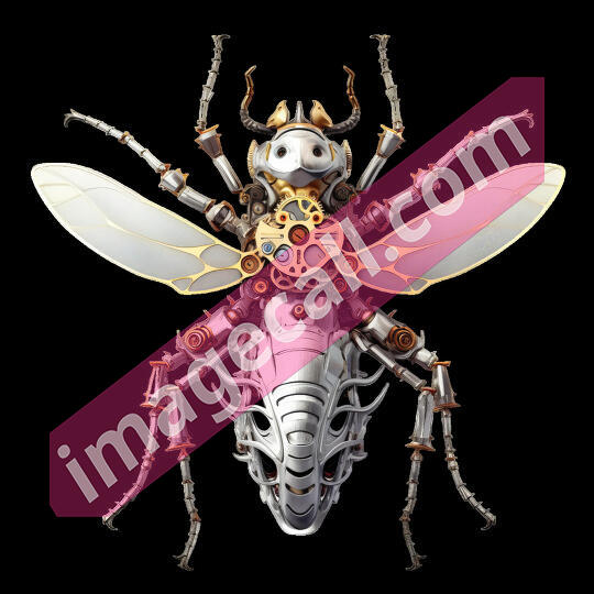 Clipart Steampunk Bees (10)300dpi