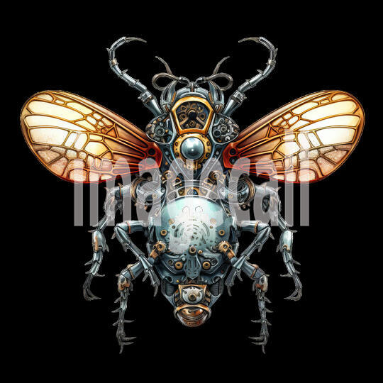 Clipart Steampunk Bees (12)300dpi