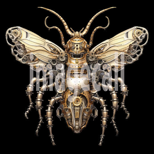 Clipart Steampunk Bees (13)300dpi