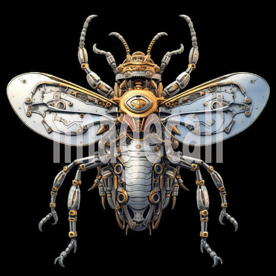 Clipart Steampunk Bees (14)300dpi