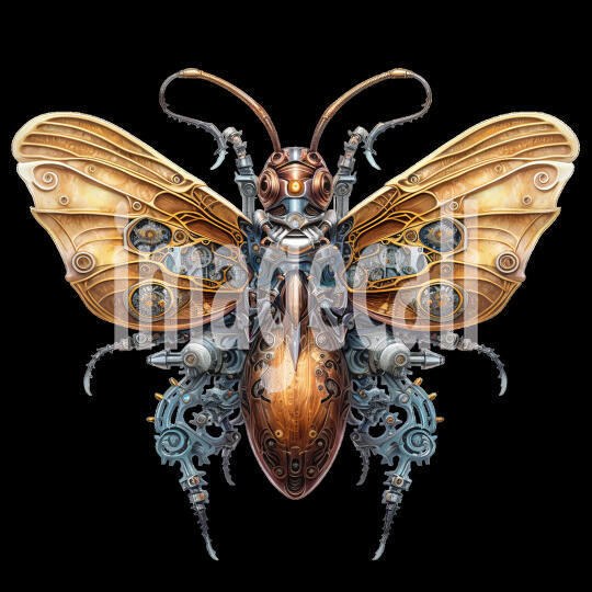 Clipart Steampunk Bees (16)300dpi