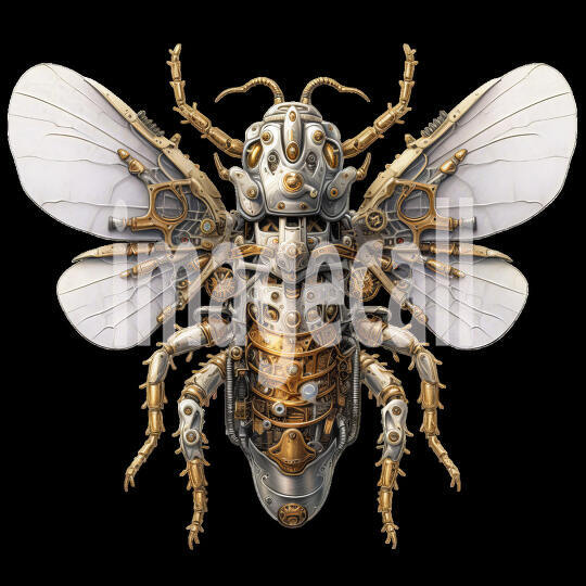 Clipart Steampunk Bees (17)300dpi