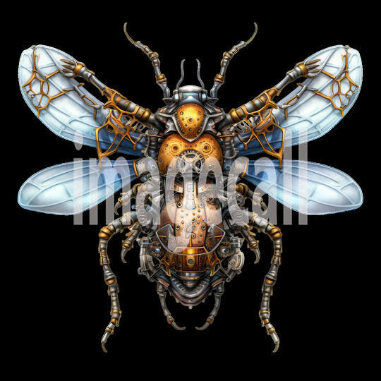 Clipart Steampunk Bees (20)300dpi