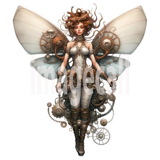 Clipart Steampunk Fairies (2)