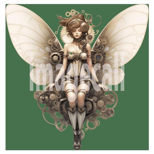 Clipart Steampunk Fairies (5)