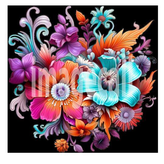 Clipart Steampunk Flowers (2)