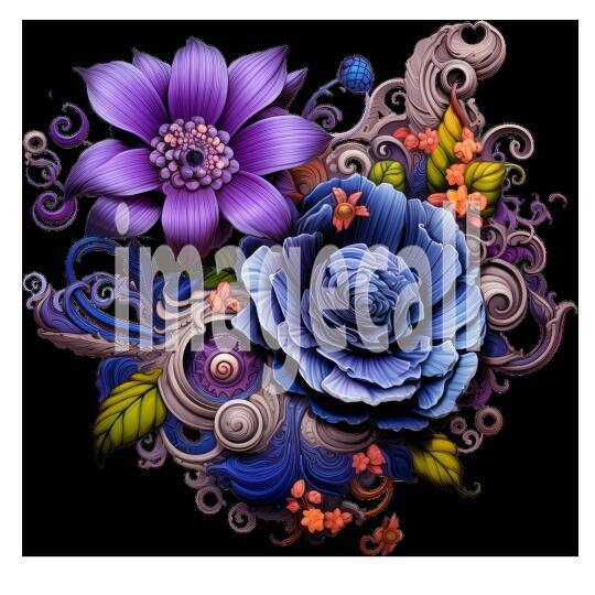 Clipart Steampunk Flowers (20)