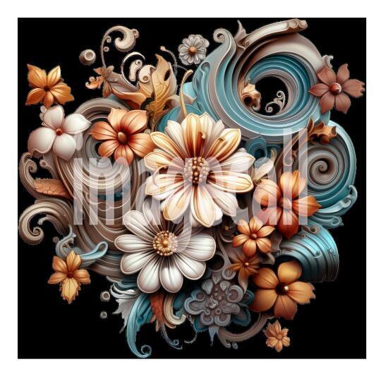 Clipart Steampunk Flowers (4)