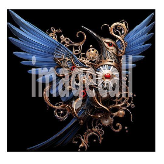 Clipart Steampunk Hummingbird (10)