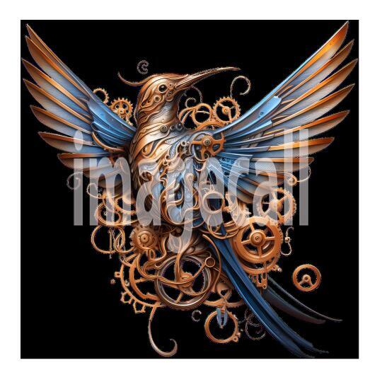 Clipart Steampunk Hummingbird (18)