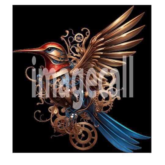 Clipart Steampunk Hummingbird (19)