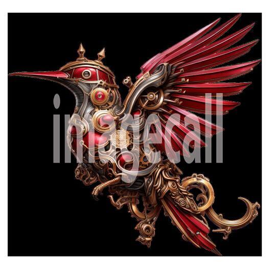 Clipart Steampunk Hummingbird (4)
