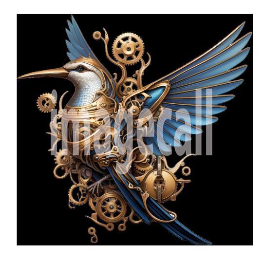 Clipart Steampunk Hummingbird (5)