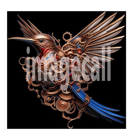 Clipart Steampunk Hummingbird (6)