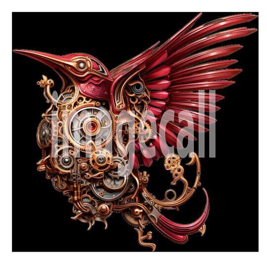 Clipart Steampunk Hummingbird (8)
