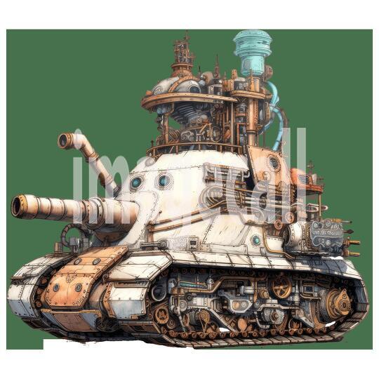 Clipart Steampunk Tank (15)