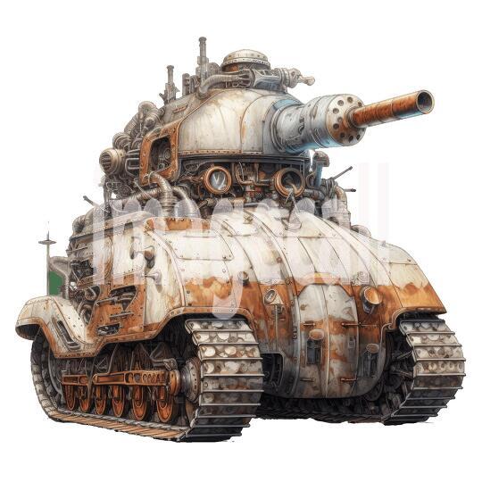Clipart Steampunk Tank (16)