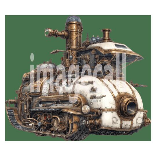 Clipart Steampunk Tank (19)