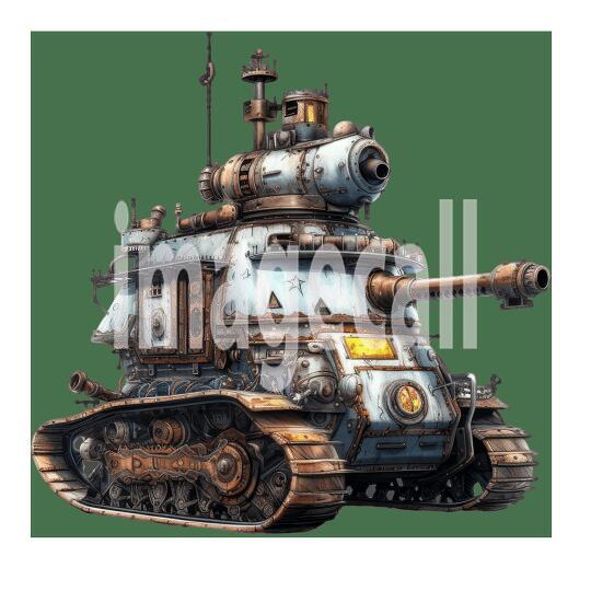 Clipart Steampunk Tank (2)