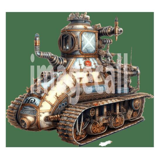 Clipart Steampunk Tank (20)