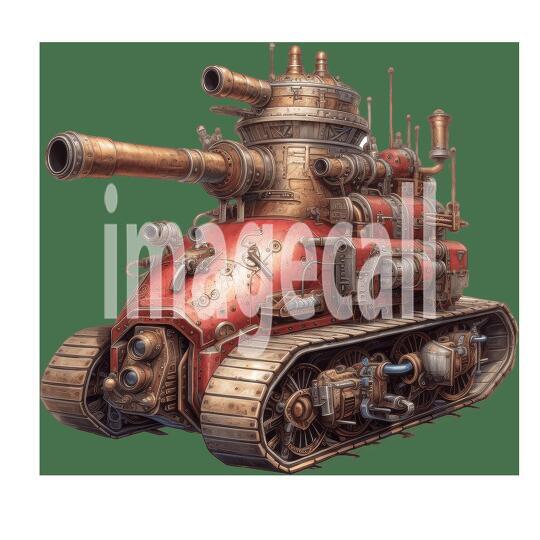 Clipart Steampunk Tank (4)