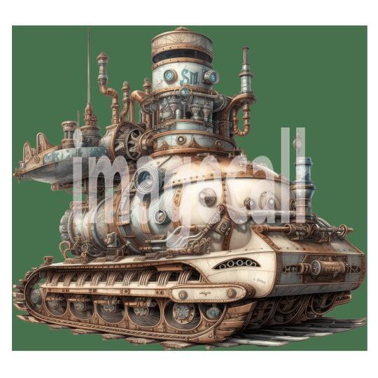 Clipart Steampunk Tank (6)