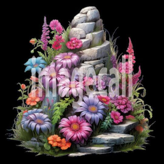 Clipart Stone Cairns 13300dpi