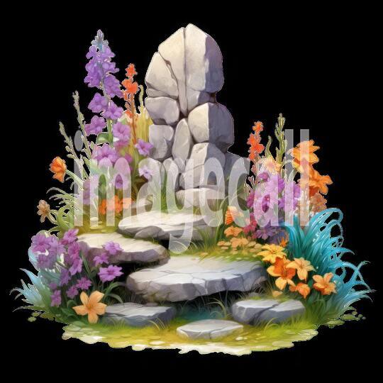 Clipart Stone Cairns 15300dpi
