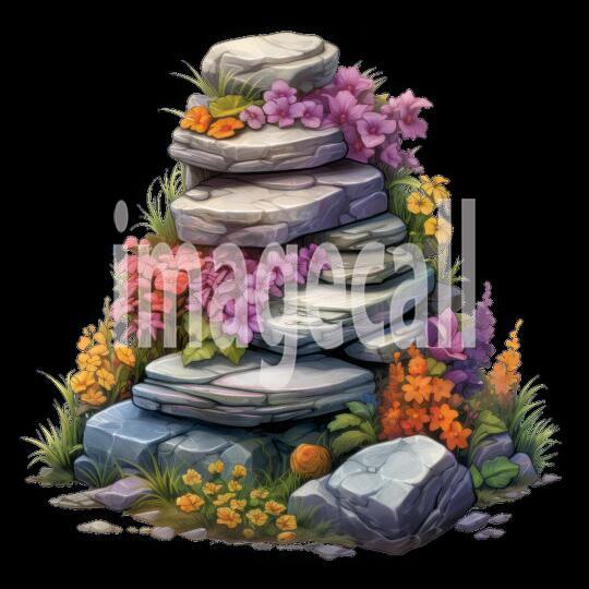Clipart Stone Cairns 20300dpi