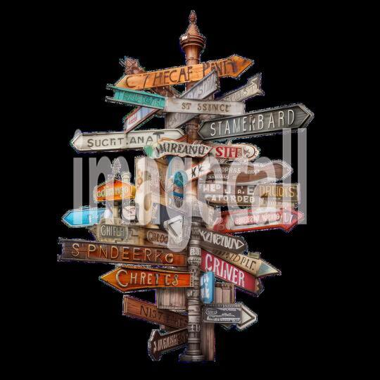 Clipart Street Signs 12 - 300dpi