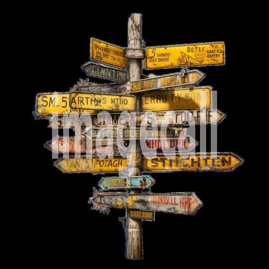 Clipart Street Signs 14 - 300dpi