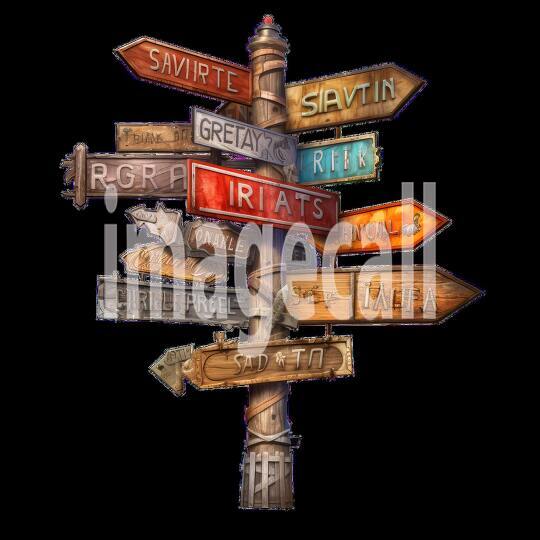 Clipart Street Signs 20 - 300dpi