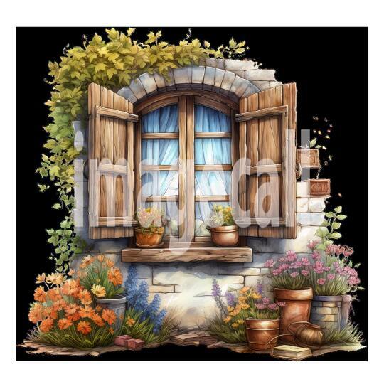 Clipart Summer Windows 1300dpi