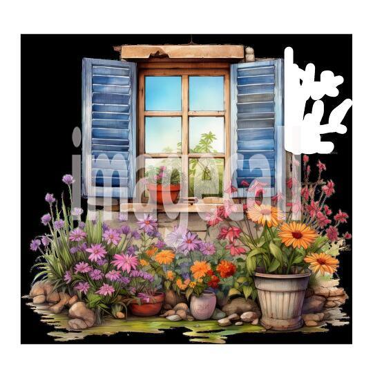 Clipart Summer Windows 4300dpi