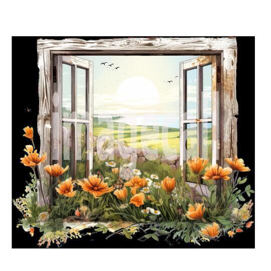 Clipart Summer Windows 5300dpi