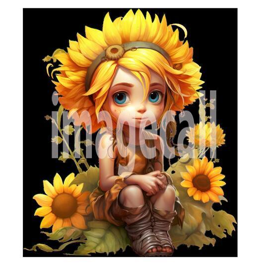 Clipart Sunflower Pixies (20)