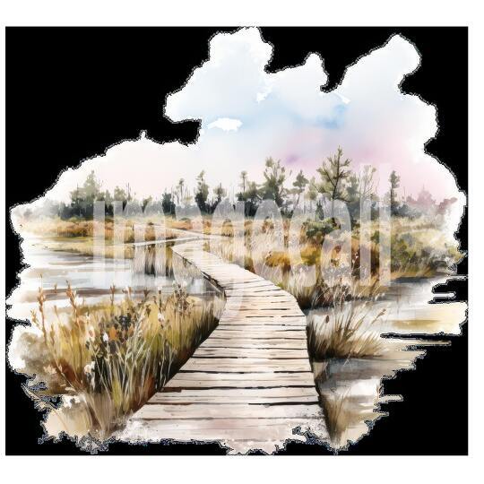 Clipart Swamp Trails 16 - 300dpi