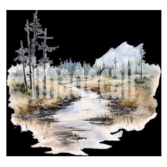 Clipart Swamp Trails 20 - 300dpi